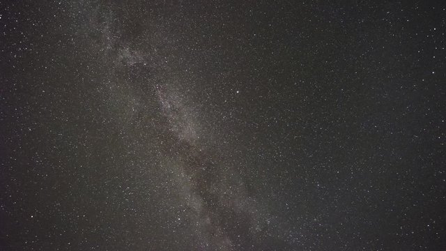 Night stars on sky time lapse
