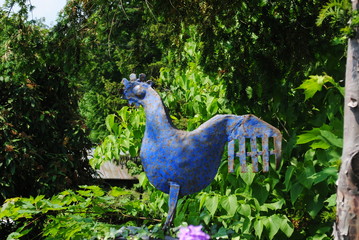 Gockelhahn aus Metall