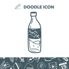 sport water drink doodle