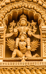 Vishnu on Garuda