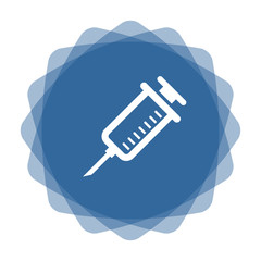 App Icon blau Spritze