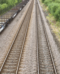 Fototapeta na wymiar Rail Lines