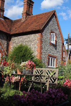 Altstadt mit St Mary's Kirche in Hambleden England