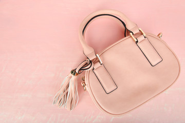 Female pink bag