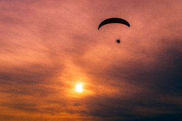 Motor paragliding - paramotoring