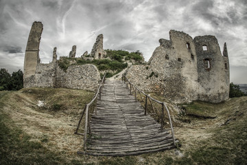 Ruins of Oponice castle, Slovakia