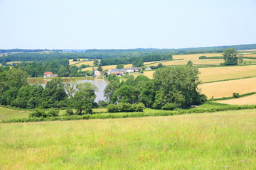 Obraz premium Scenic landscape in Burgundy, France