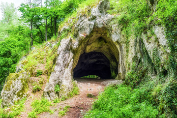 Cave called Devil's furnace, Slovakia