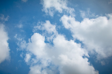 Beautiful sky and clouds cover the sun.