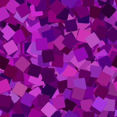 Abstract seamless geometric square background pattern - vector graphic from rotated purple squares