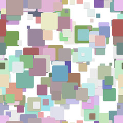 Seamless abstract square pattern background - vector graphic design from squares