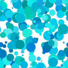 Repeating dot background pattern - vector graphic design from multicolored light blue with shadow effect