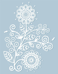 lace floral pattern