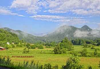 Farmland in a Valley