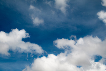 Beautiful sky and clouds cover the sun.