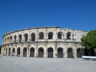 Fototapeta na wymiar Arènes de Nîmes 