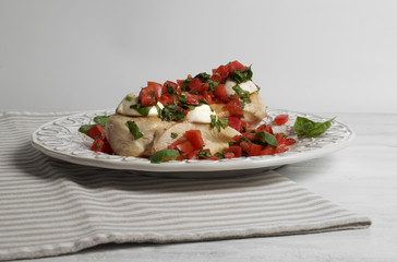 Grilled Caprese chicken