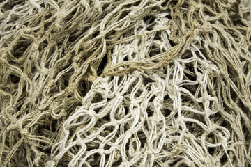 Rope with fiber knots