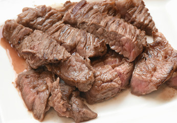 日本の「食」焼肉（ビーフステーキ）
