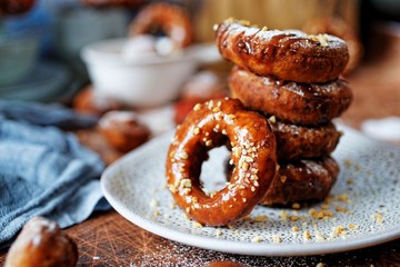 Homemade doughnuts