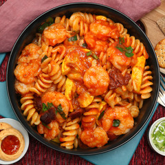Fusilli Shrimp Pasta