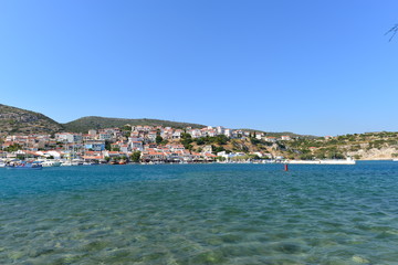 Fototapeta na wymiar Yachthafen Pythagorio auf Samos in der Ostägäis - Griechenland 
