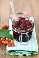 homemade red currant jam