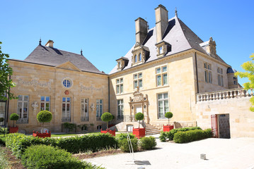 Historic mansion in Langres, former town hall, today museum, Departement Haute-Marne, France