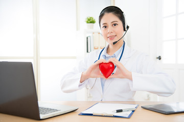 young professional woman right cardiologist