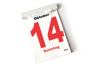 14. Oktober 2018