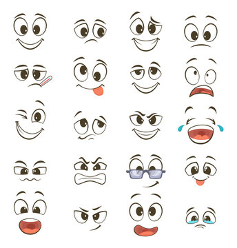 Facial Expression Cartoon Images – Browse 184,718 Stock Photos, Vectors,  and Video | Adobe Stock