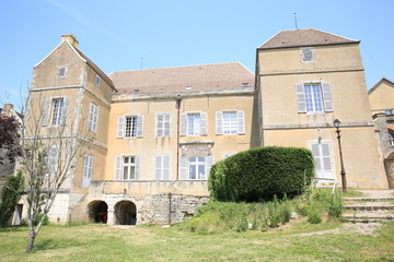 Fototapeta na wymiar The historic City Hall of Vezelay in Burgundy, France