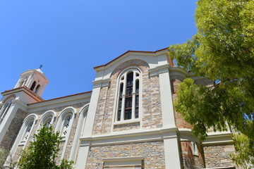 Obraz premium Agios Spyridon Kirche in Samos Stadt