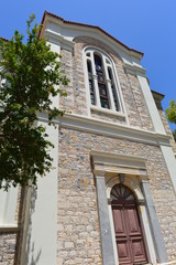 Fototapeta na wymiar Agios Spyridon Kirche in Samos Stadt