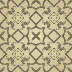 Moroccan tile pattern background.Colorful vintage ceramic tiles wall decoration, The wall or the floor are decorated with colorful of tiles.