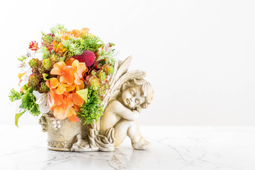 bouquet flower in vase
