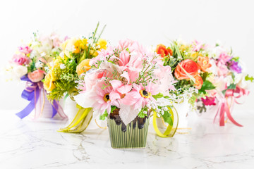 bouquet flower in vase