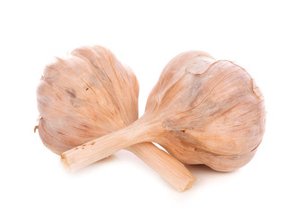 Garlic isolated on white background