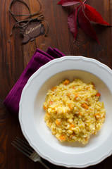 Kürbisrisotto