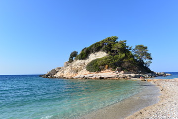 Kokkari auf Insel Samos in der Ostägäis - Griechenland 