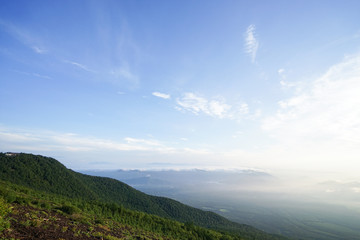 Panoramic view from mountain