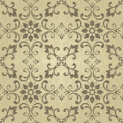 Texture of ceramic tiles in oriental style