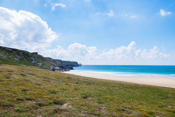 Traveling around Britanny, Beach Anse du Pen Hat, Crozon Peninsula, Britanny, France, Europe