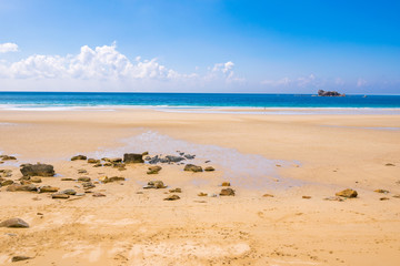 Traveling around Britanny, Beach Anse du Pen Hat, Crozon Peninsula, Britanny, France, Europe