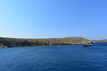 Insel Arki in der Ostägäis Griechenland