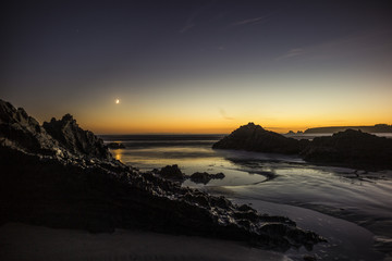 Lavafelsen an der bretonischen Küste