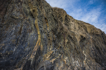 Lavafelsen an der bretonischen Küste