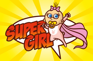 Superhero Baby Girl