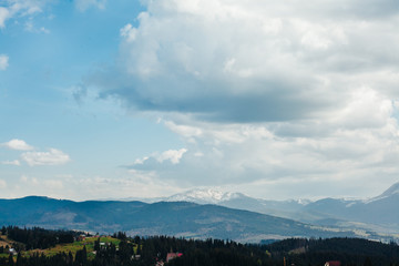 Beautiful landscape of mountains