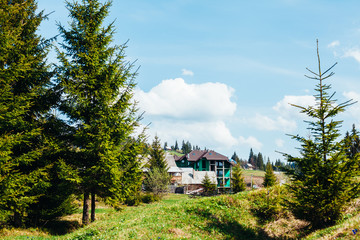 Beautiful landscape of mountains